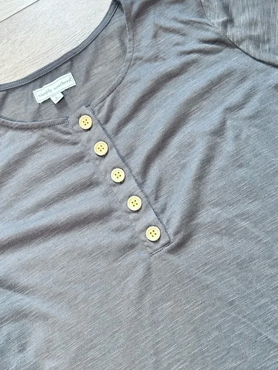 Simply Southern Long Sleeve Henley - Picture 8 of 15